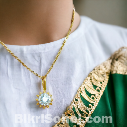 American Diamond Stone Pendent.